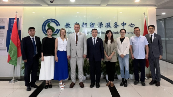 王大泉主任会见白俄罗斯国立大学Victar Kochyn副校长一行